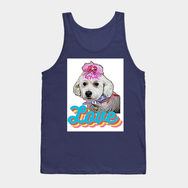 Love Puppy Tank Top by PersianFMts